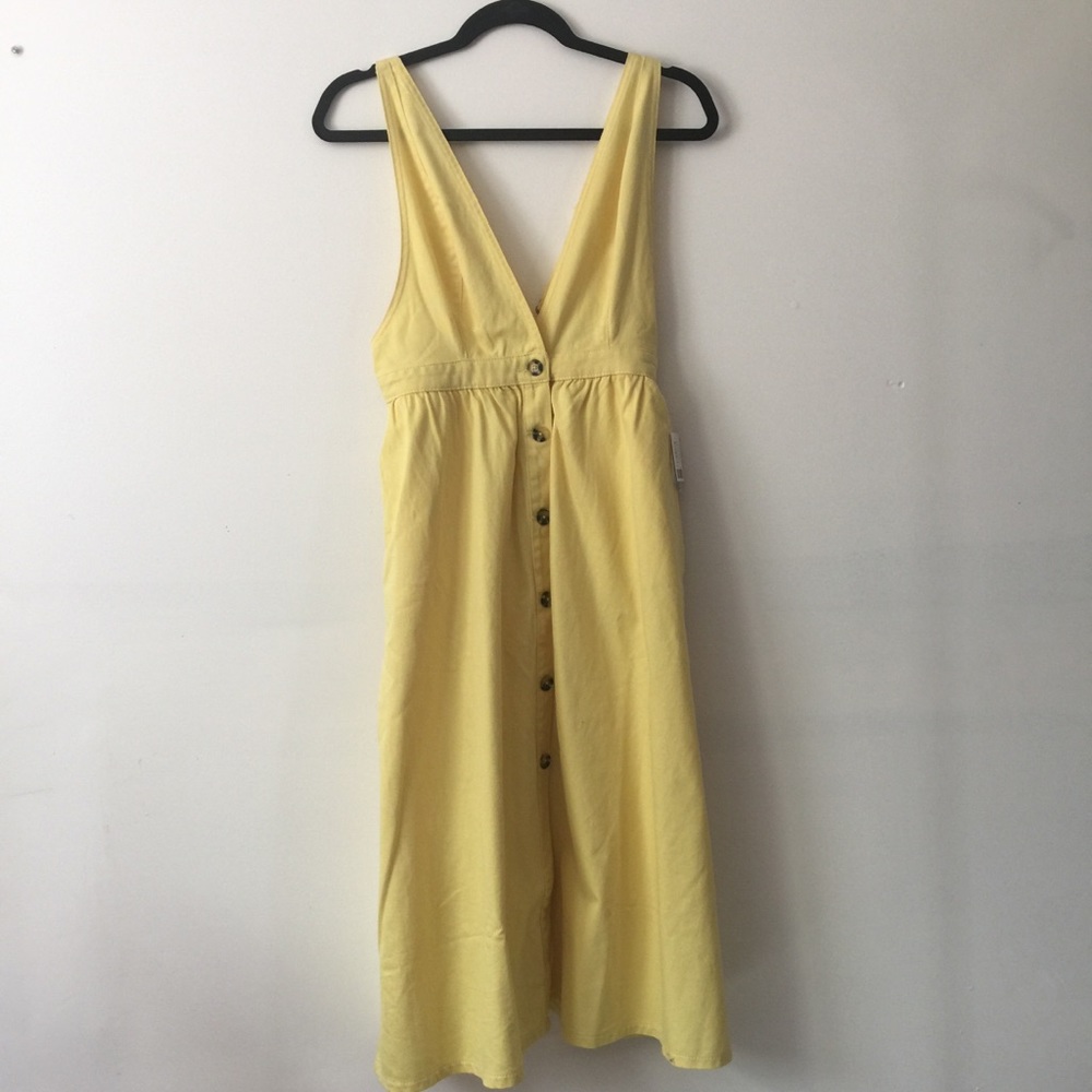 NWT Urban Outfitters cotton pinafore dress